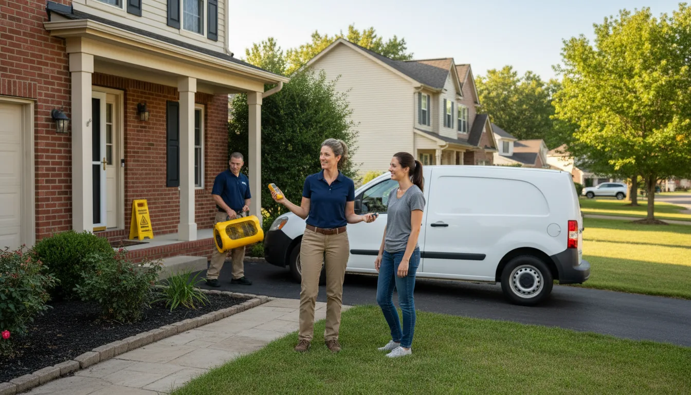 Water restoration image for Home Water Damage Repair in Muscoda, WI